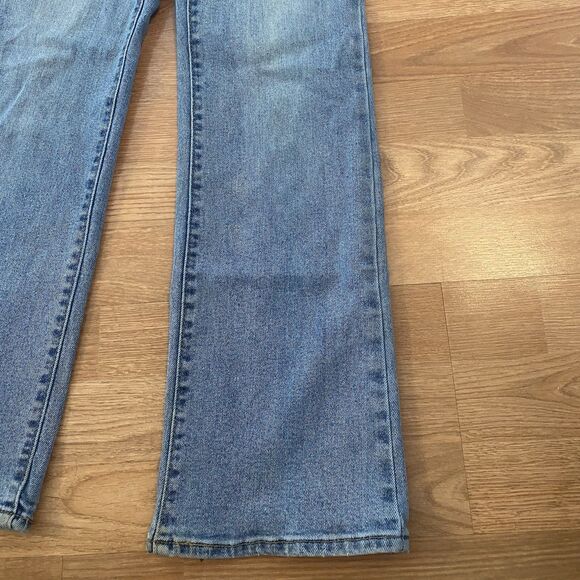 Levis Jeans Womens Blue High Waisted Crop Flare Mid-Stretch A09670000 26x27 - Picture 4 of 16